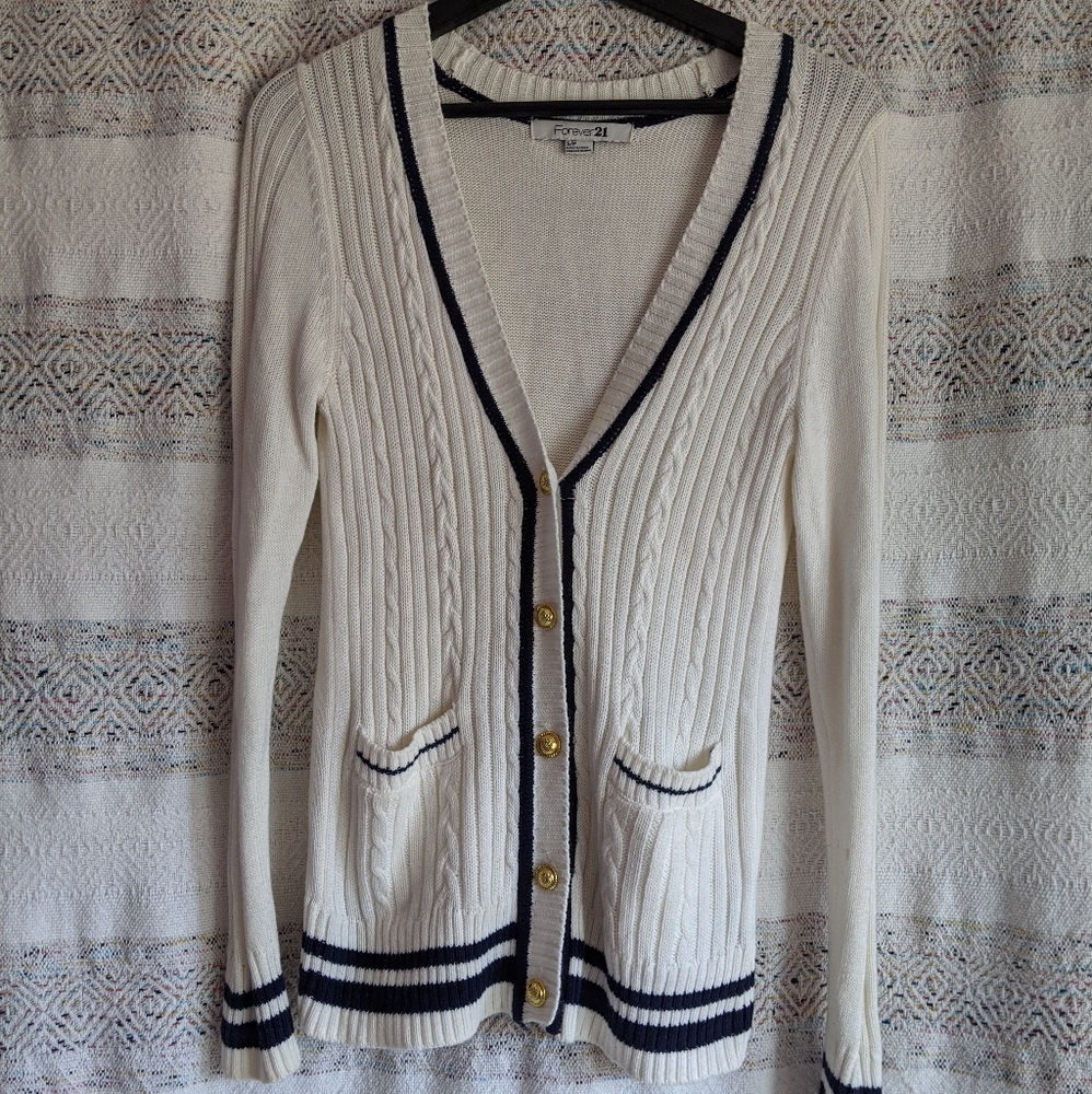 Forever 21 sailor style sweater - size small